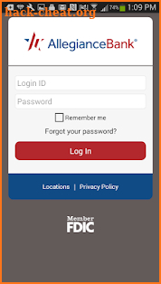 Allegiance Bank screenshot