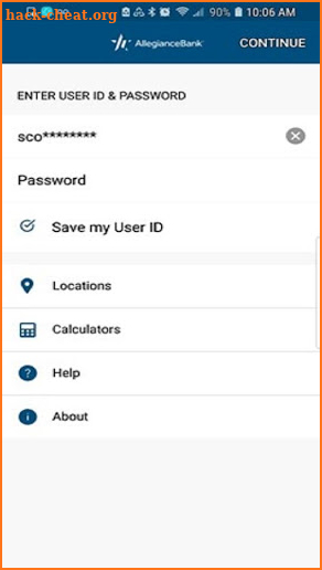 Allegiance Bank Mobile screenshot