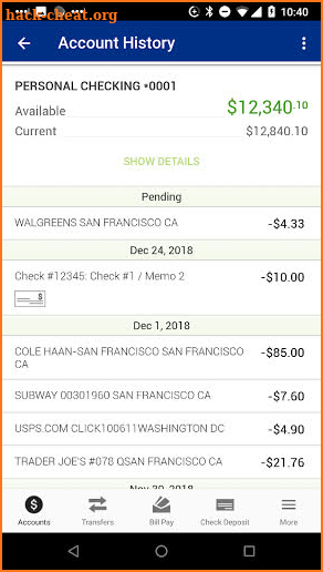 Allegiance Credit Union Mobile screenshot