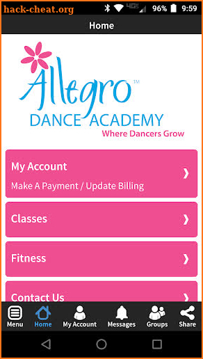 Allegro Dance Academy screenshot