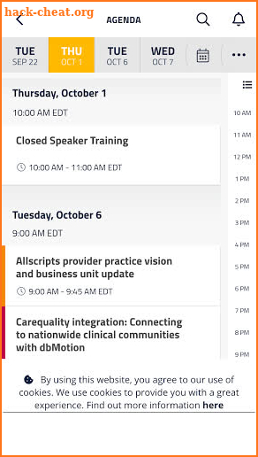 Allscripts Client Experience (ACE) 2020 screenshot