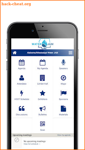 AL/MS WaterJAM Conference App screenshot