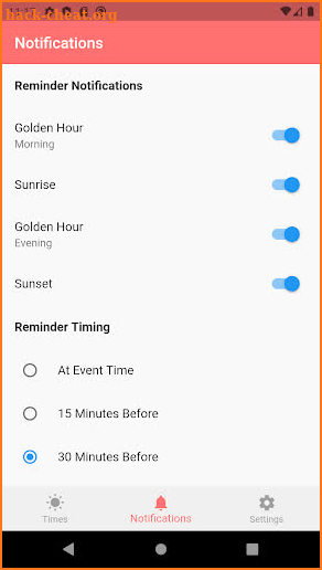 Alpenglow: Sunrise & Sunset Quality Predictions screenshot