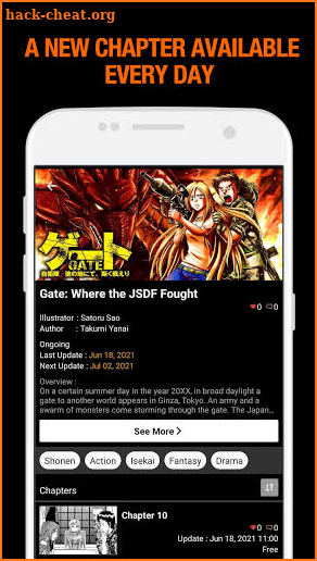 Alpha Manga - Japanese Manga App screenshot