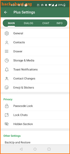 Alpha Plus Messenger screenshot