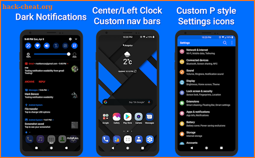 Alpha Substratum Theme For LG V30 screenshot