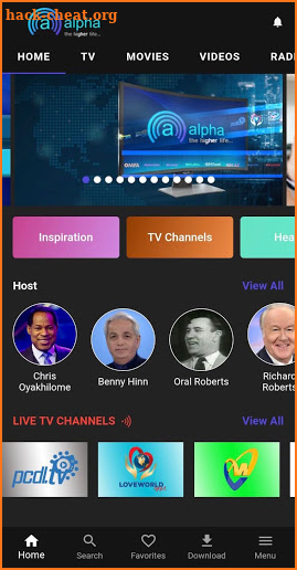 Alpha TV screenshot