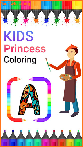 Alphabet Coloring Pages For KIDS:Coloring Master screenshot