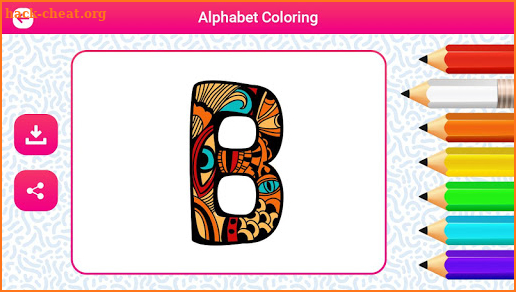 Alphabet Coloring Pages For KIDS:Coloring Master screenshot