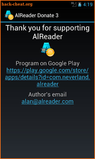 AlReader Donate 3 screenshot