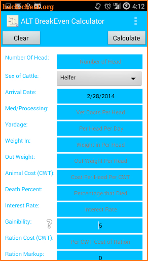 ALT Breakeven screenshot