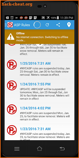 Alternate Side Parking Rules screenshot