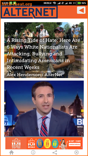 Alternet  - News Magazine screenshot