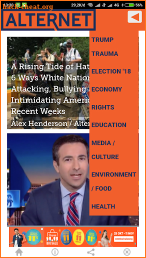 Alternet  - News Magazine screenshot