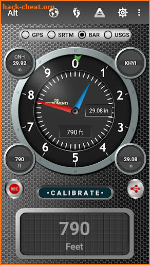 Altimeter & Altitude Widget screenshot