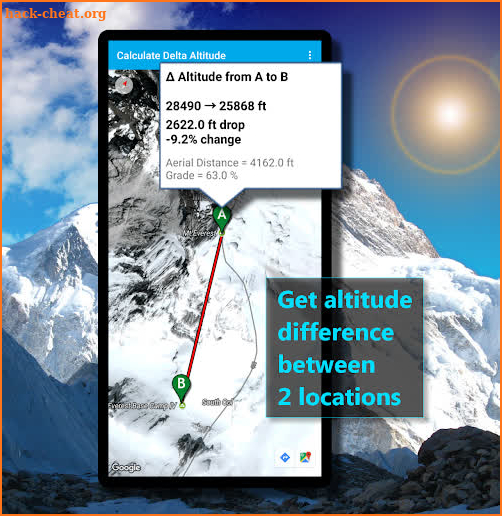 Altimeter & Altitude Widget screenshot