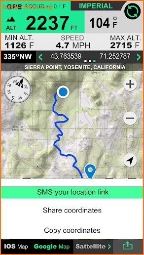 Altimeter Pro GPS screenshot