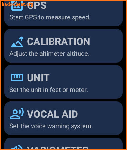 Altimeter variometer Wear OS screenshot