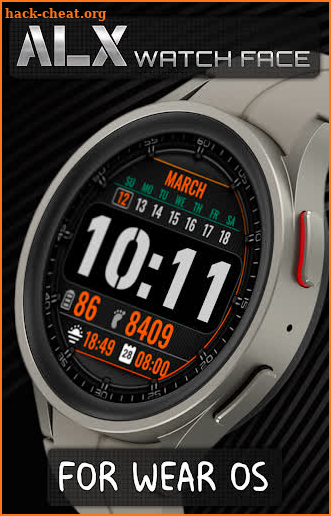 ALX01 Calendar Watch Face screenshot