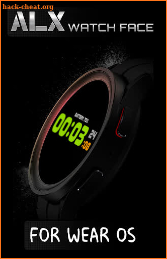 ALX01 Digital Color Watch Face screenshot