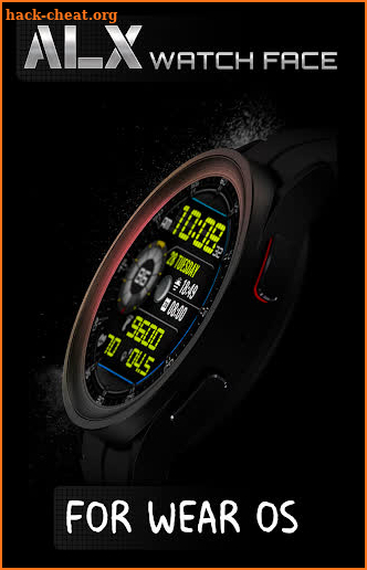 ALX01 LCD Watch Face screenshot