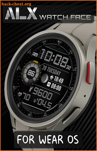 ALX01 LCD Watch Face screenshot