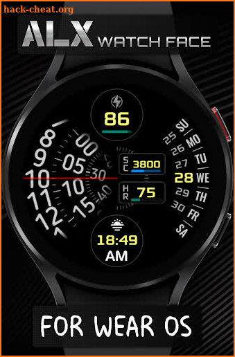 ALX03 Disk Watch Face screenshot