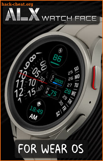 ALX03 Disk Watch Face screenshot