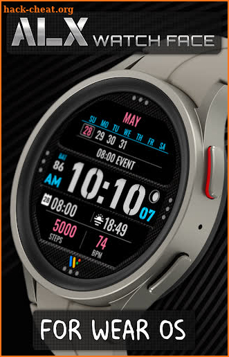 ALX04 Calendar Watch Face screenshot