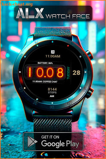 ALX04 Lamp Watch Face screenshot