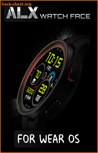 ALX04 LCD Watch Face screenshot