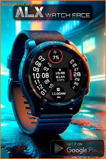 ALX06 Disk Watch Face screenshot