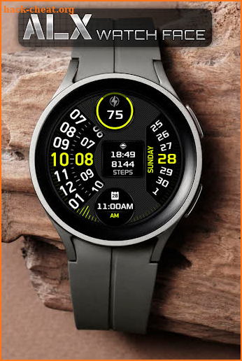 ALX06 Disk Watch Face screenshot