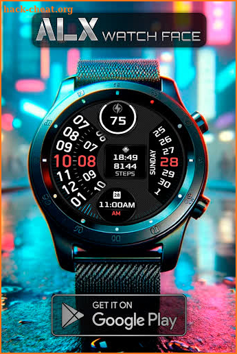 ALX06 Disk Watch Face screenshot