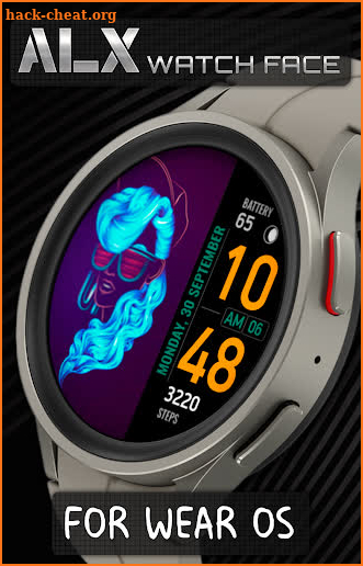 ALX07 Digital Watch Face screenshot