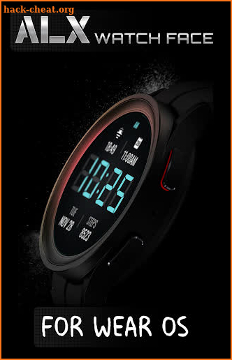 ALX21 LCD Watch Face screenshot