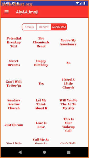 Aly&AJmoji with Audioisms screenshot
