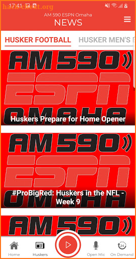 AM 590 - ESPN Omaha screenshot