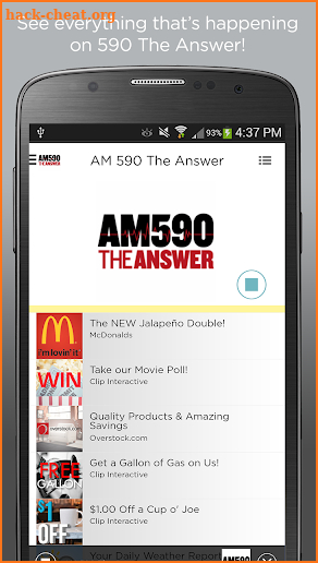 AM 590 TheAnswer screenshot