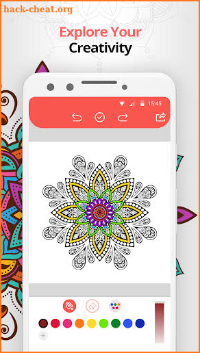 Amandala - Mandala Coloring Pages for adults screenshot