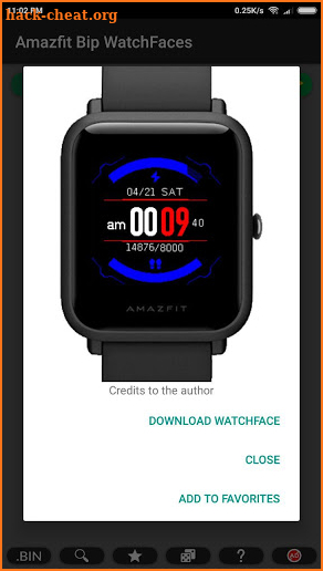 Amazfit Bip WatchFaces screenshot