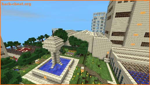 Amazing Big Craft: Modern White City Creation Map screenshot