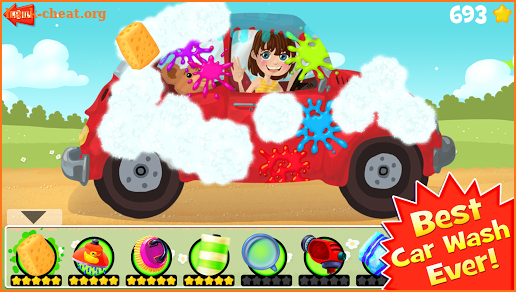 Amazing Car Wash For Kids FREE screenshot