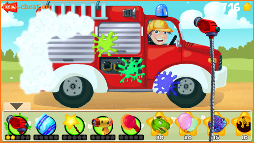 Amazing Car Wash For Kids FREE screenshot