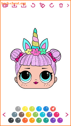 Amazing Dolls Coloring Book screenshot