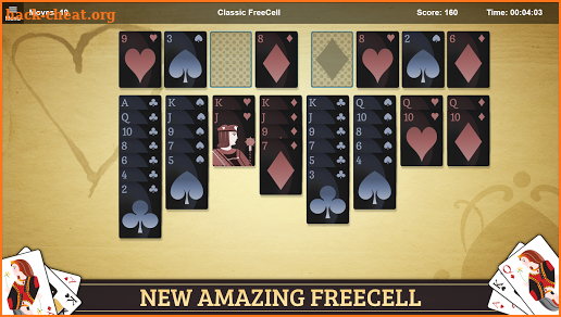 Amazing FreeCell Solitaire screenshot