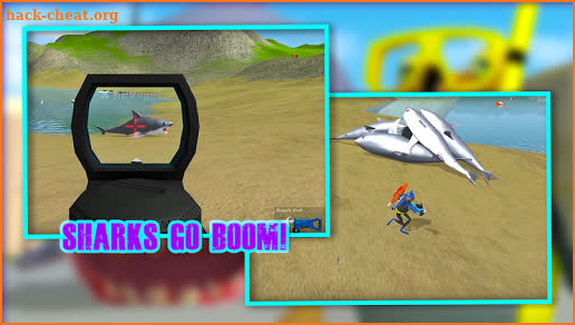 Amazing Frog 3D - SHARKS GO BOOM! screenshot