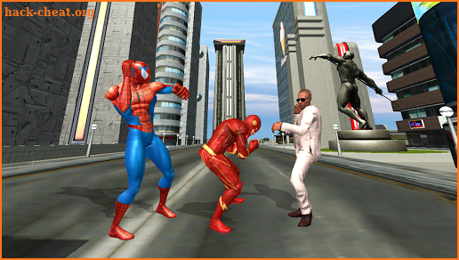 amazing super hero flash game screenshot