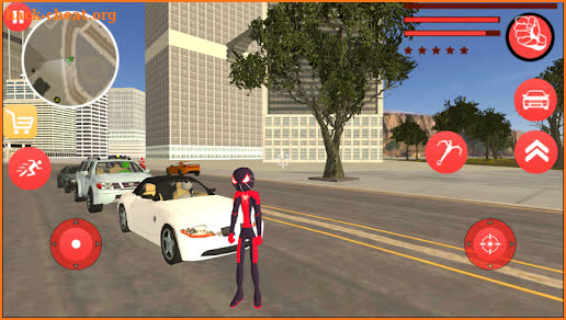 Amazing Superhero Stickman Rope Hero Gangstar screenshot