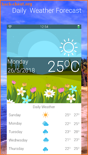 Amazing Weather Widget screenshot